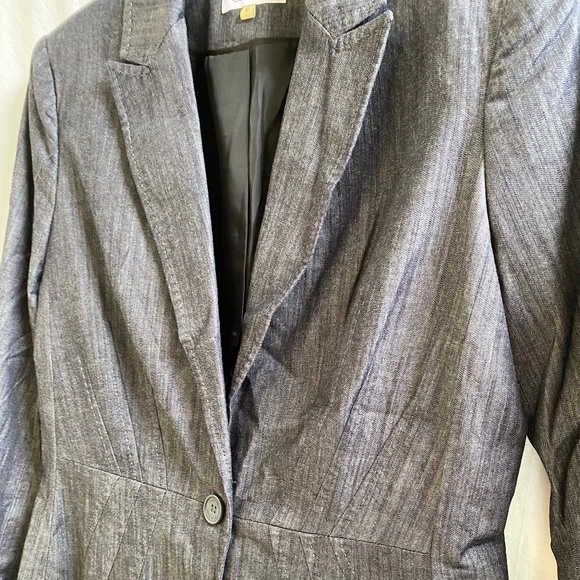 Calvin Klein Women's Gray Blazer Size: 6 - Picture 6 of 10